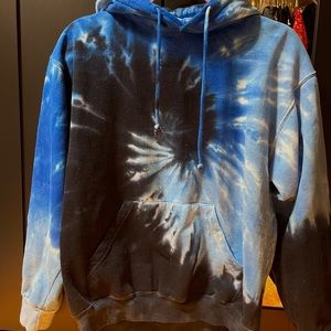 Blue Tie dye hoodie